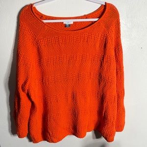 Orange sweater